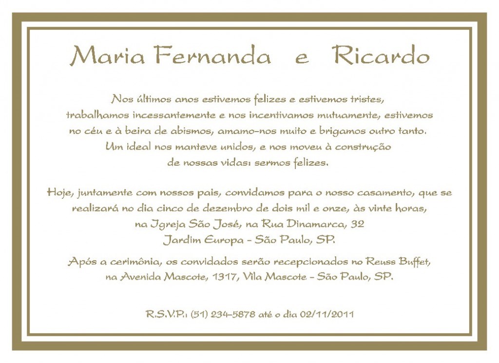 Textos para convites de casamento - Art Invitte Convites