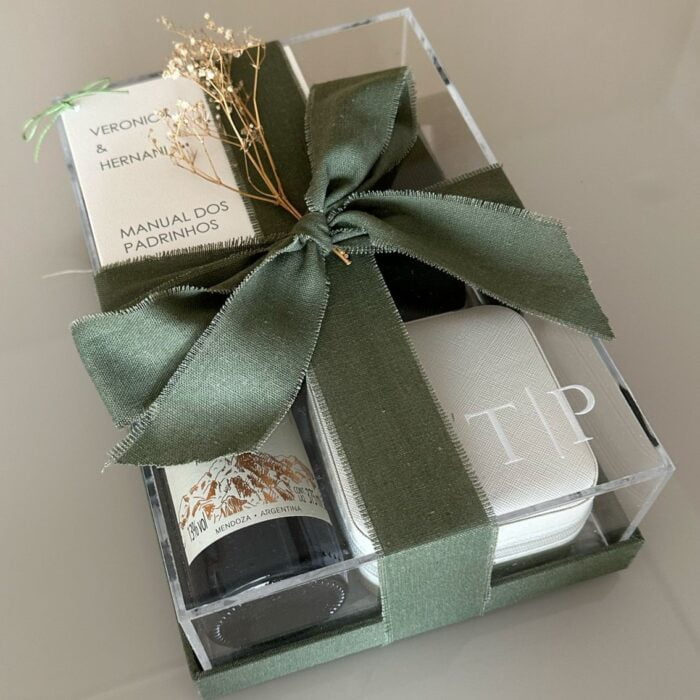 caixas para padrinhos com t