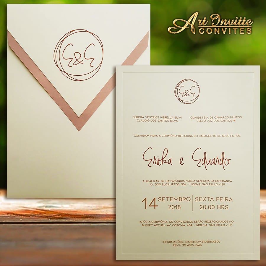 convites de casamento in memoriam | Como colocar o in memoriam